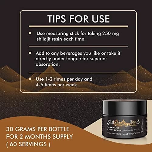 Hima Shilajatu Shilajit Resin 30g | Himalayan Organic Fulvic Acid & Trace Minerals thumbnail 6