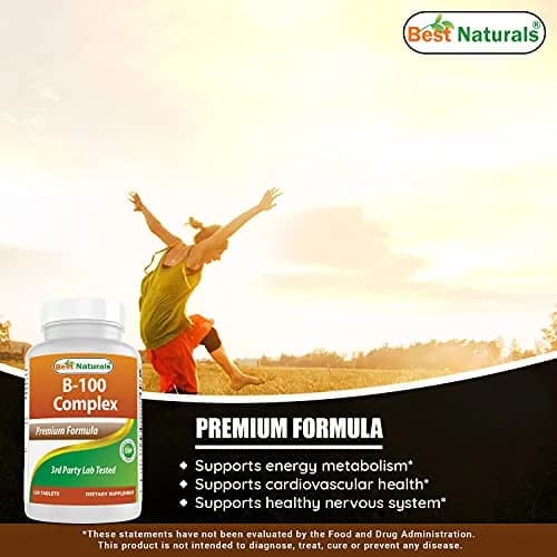 Best Naturals B 100 Complex 120 Tablets | B Vitamins for Energy & Immunity thumbnail 4