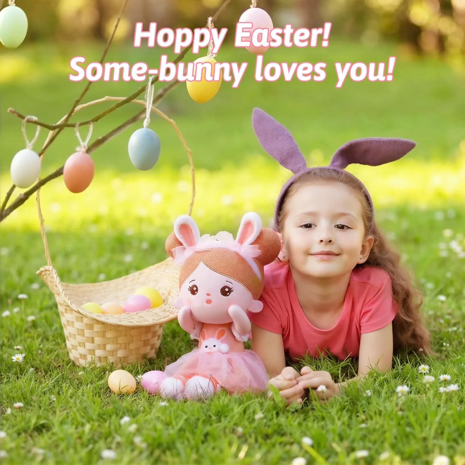 OUOZZZ A-abby01 Rabbit 33cm (13 Inch) Dinosaur Baby Doll | Safe & Soft Plush Toy for Toddlers - view 3