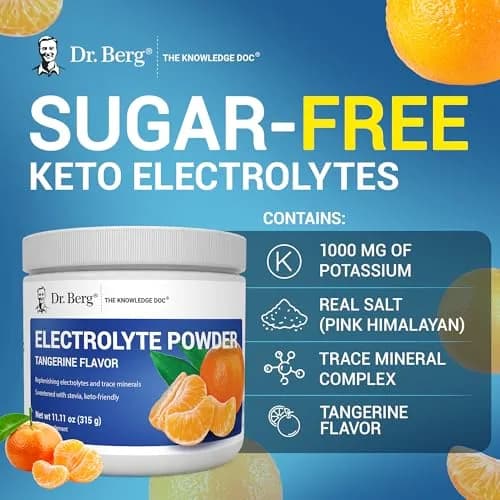 Dr. Berg Zero Sugar Hydration Keto Electrolyte Powder 10.29oz | Supports ketosis & hydration thumbnail 7