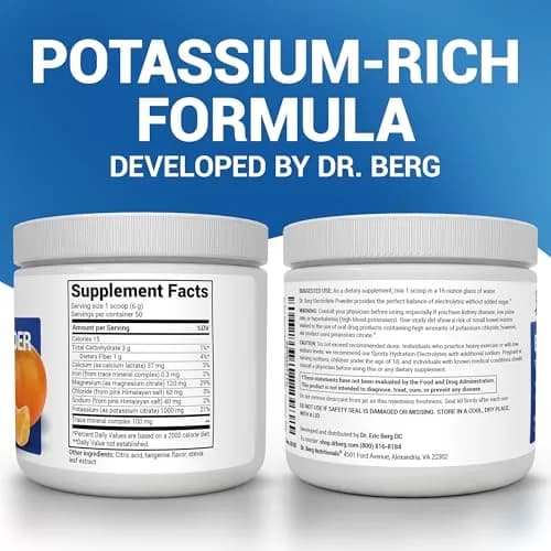 Dr. Berg Zero Sugar Hydration Keto Electrolyte Powder 10.29oz | Supports ketosis & hydration thumbnail 2