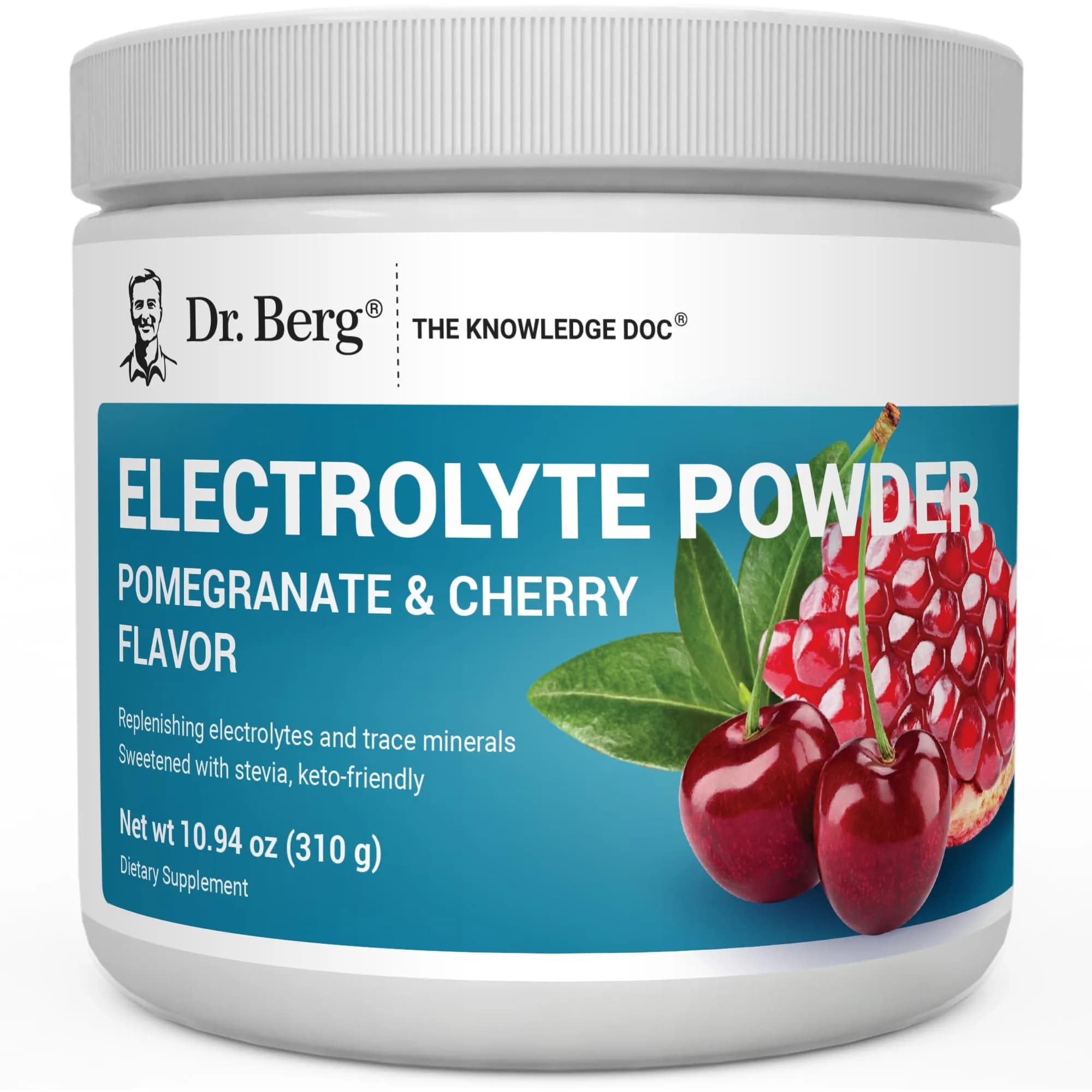 Dr. Berg Nutritionals Keto Electrolyte Powder 11.04 oz (313 g) | Zero Sugar Hydration Drink Supplement - main product image