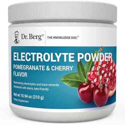 Dr. Berg Nutritionals Keto Electrolyte Powder 11.04 oz (313 g) | Zero Sugar Hydration Drink Supplement thumbnail 1