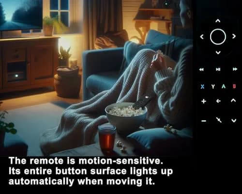 Tyadas Remote Control for Xbox One & Xbox Series X|S | Compact, Backlit, Easy Navigation (Black) thumbnail 5