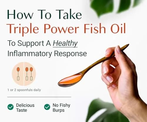 ALGAECAL Triple Power Omega 3 Fish Oil Liquid for Joints, 1200mg | Mango Flavour, 16 oz, Burp-Less, Sugar-Free thumbnail 4