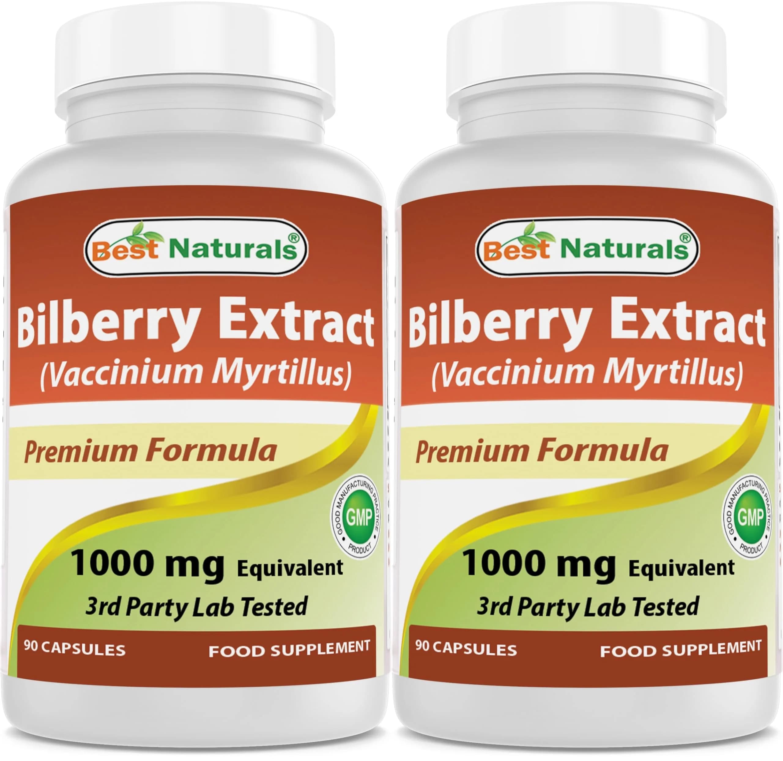 Best Naturals Bilberry 1000 Mg 90 Capsules | Supports Eye & Circulatory Health — Capsule