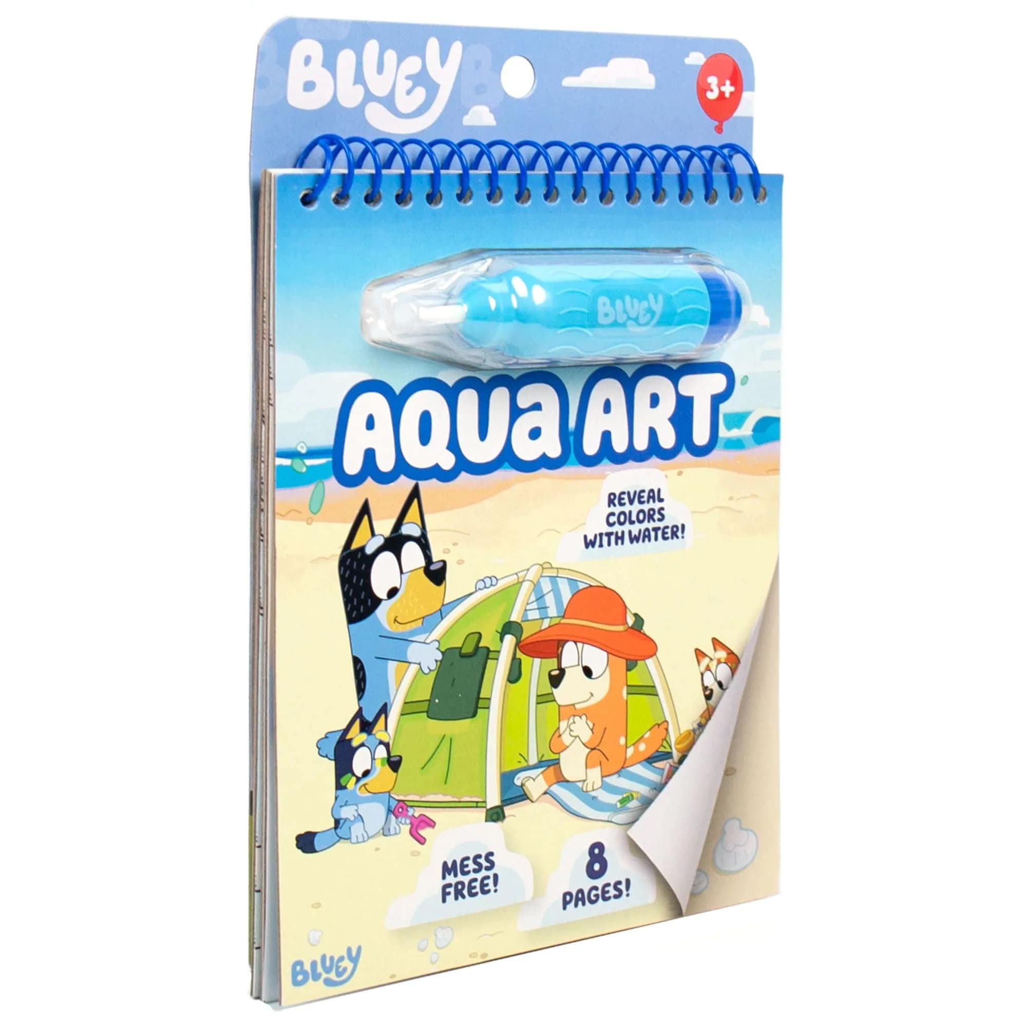 Horizon Group USA Bluey Aqua Art Pad with Water Pen | Reusable No-Mess Drawing & Coloring Activity Book for Kids Ages 3+ - view 6