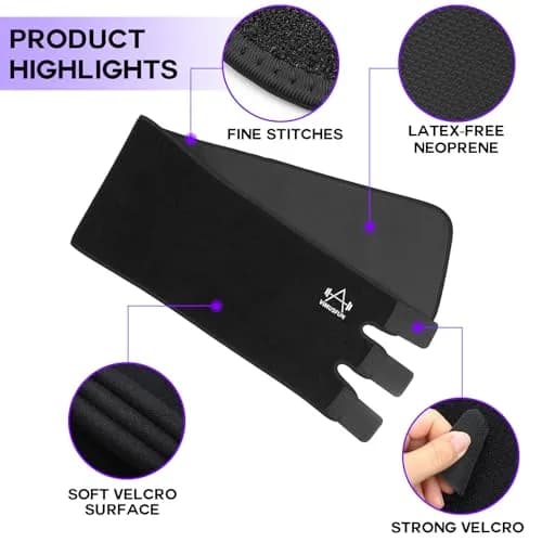 VIMUSFUN Waist Trimmer Belt for Women & Men | Sweat & Support Waist Trainer 8.5"x39" thumbnail 5