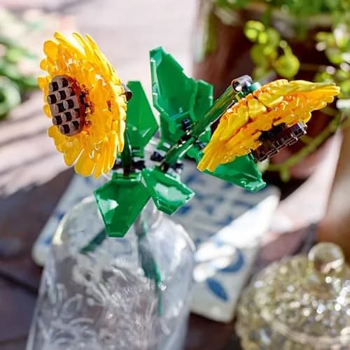 LEGO Sunflowers Building Toy 40524 - 191 Pieces | Artificial Flowers for Home Decor thumbnail 5