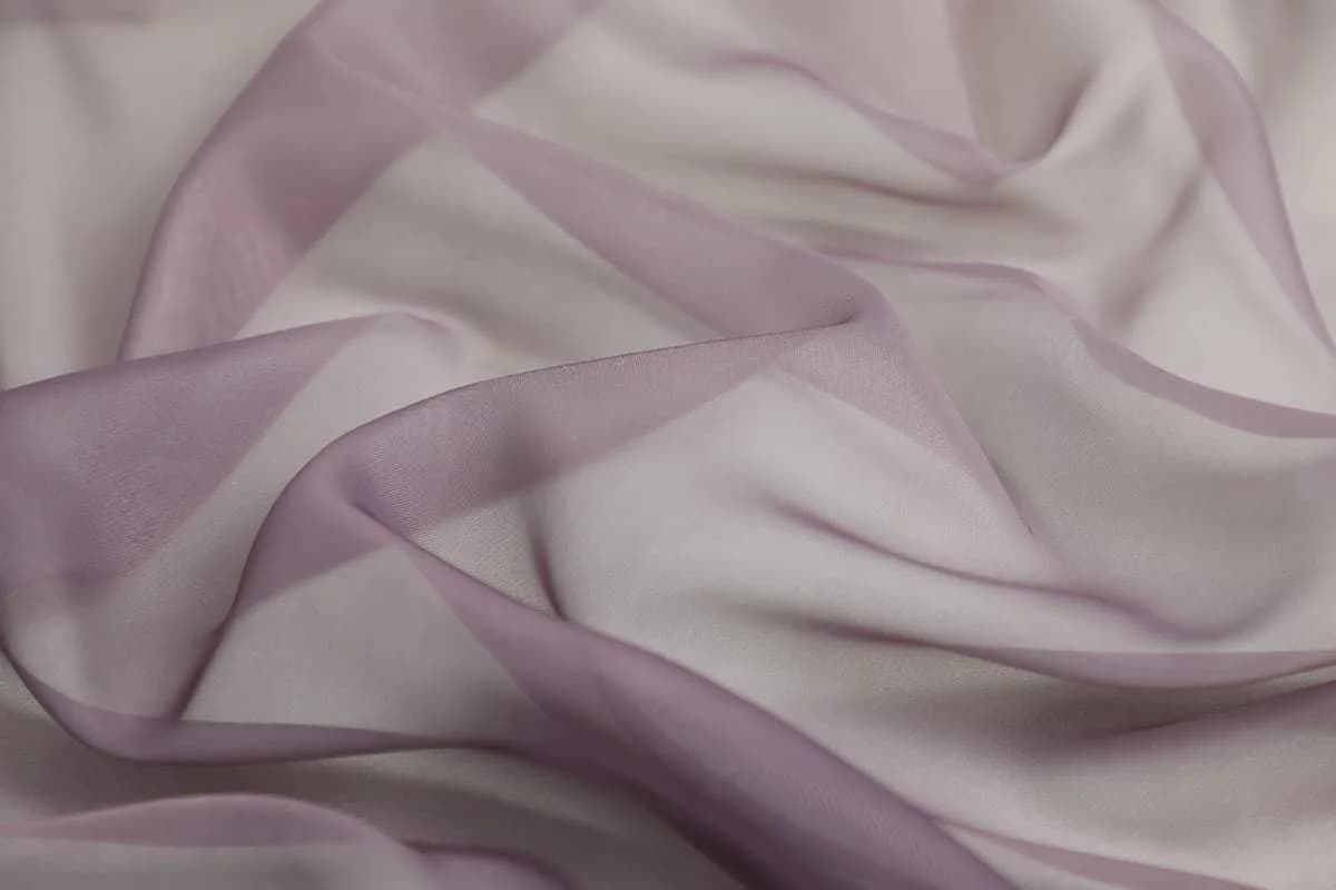 PHILEASY Gradient Purple Sheer Curtains 90 Inches Long - 2 Panels, Light-Filtering Rod Pocket - view 4