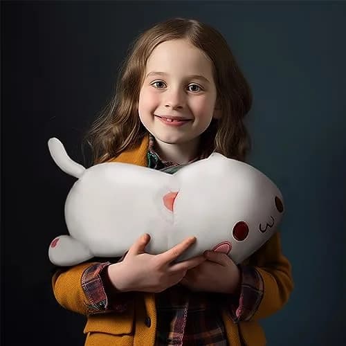 AFAN Cat Plush Pillow 13.7 Inch | Cute, Soft & Cuddly for Kids & Adults thumbnail 6