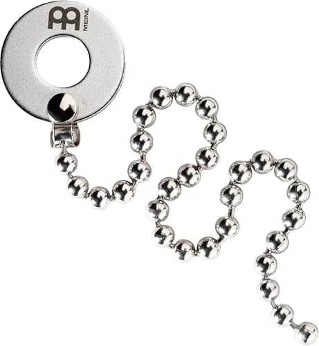 Meinl Percussion Heavy Cymbal Bacon Sizzler — 10.5" Stainless Steel Chain, No-Drill Rivet Sound — Heavy