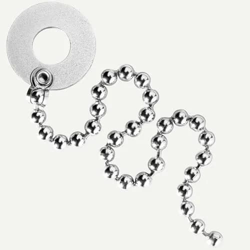 Meinl Percussion Heavy Cymbal Bacon Sizzler — 10.5" Stainless Steel Chain, No-Drill Rivet Sound thumbnail 4