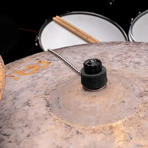 Meinl Percussion Heavy Cymbal Bacon Sizzler — 10.5" Stainless Steel Chain, No-Drill Rivet Sound thumbnail 5