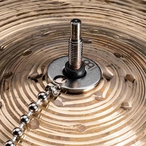 Meinl Percussion Heavy Cymbal Bacon Sizzler — 10.5" Stainless Steel Chain, No-Drill Rivet Sound thumbnail 6