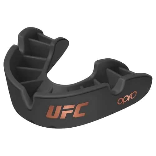 OPRO Bronze Level Youth UFC Moldable Mouth Guard Essential Fit (Black) | Boxing, MMA, Sports Protection thumbnail 1