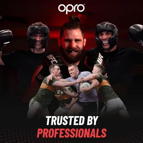 OPRO Bronze Level Moldable Mouth Guard Essential Fit (Blue) 180mm x 105mm x 40mm | Impact Protection for Sports thumbnail 6