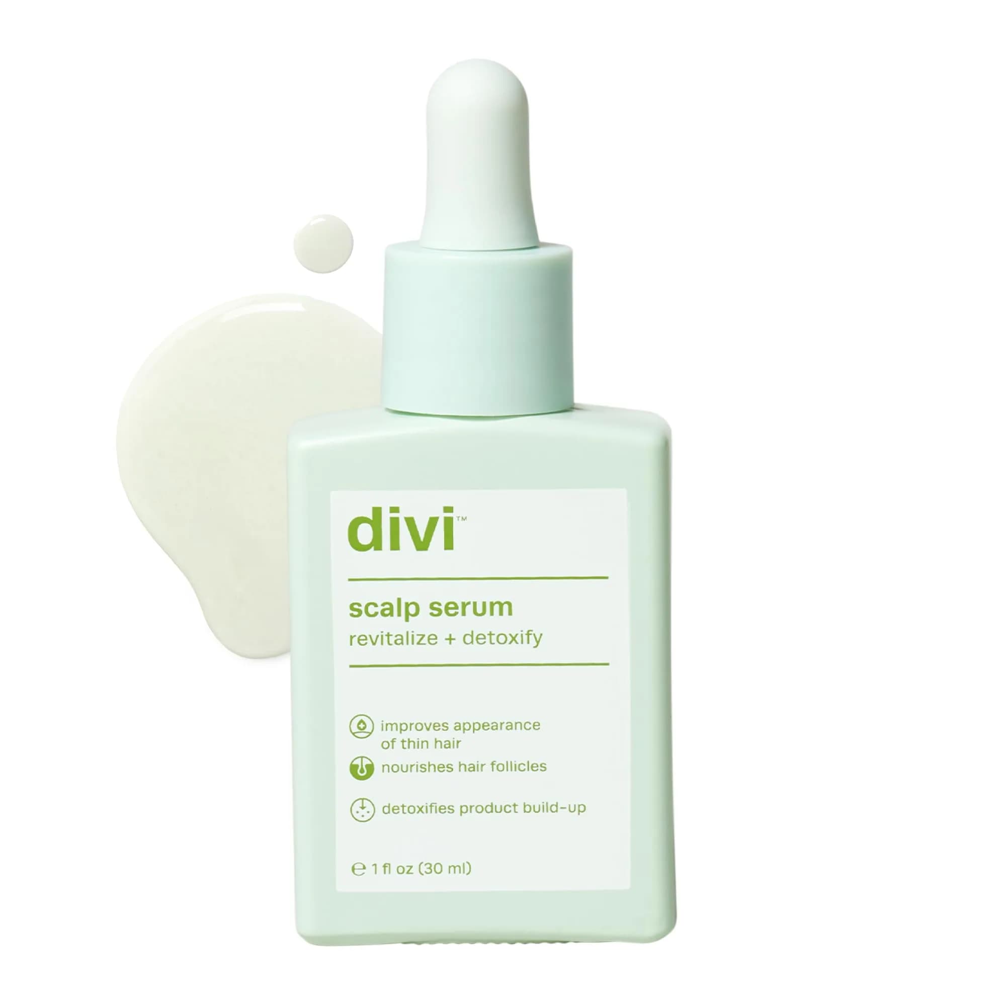 divi Scalp Serum | To Promote Fuller-Looking Hair with Peptides | 30ml — 30 ml - 1 Month Supply