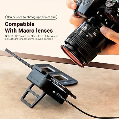 JJC 35mm Slide and Film Digitizing LED Backlight with 10-Level Brightness | CRI 95+ for Accurate Film Scanning thumbnail 2