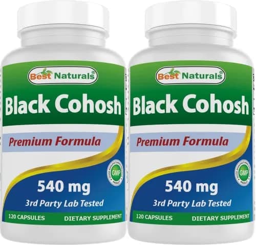 Best Naturals Black Cohosh 540 Mg | 240 Capsules for Hormonal Support in India thumbnail 1
