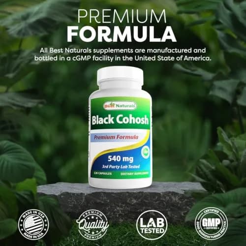 Best Naturals Black Cohosh 540 Mg | 240 Capsules for Hormonal Support in India thumbnail 5