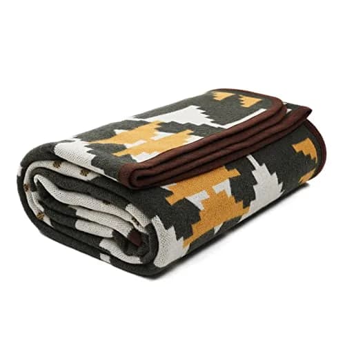ACUSHLA Merino Wool Camping Blanket 163cm x 200cm (63" x 79") | Warm, Soft, Breathable Outdoor Throw thumbnail 1