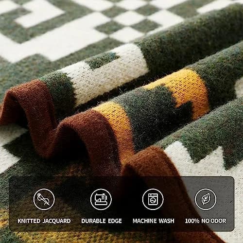 ACUSHLA Merino Wool Camping Blanket 163cm x 200cm (63" x 79") | Warm, Soft, Breathable Outdoor Throw thumbnail 5