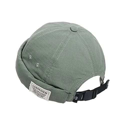 Croogo Retro Worker Cap Vintage Brimless Beanie Hat 56-60cm (22.04-23.62 inches) | Casual Cotton Hat for All Seasons thumbnail 1