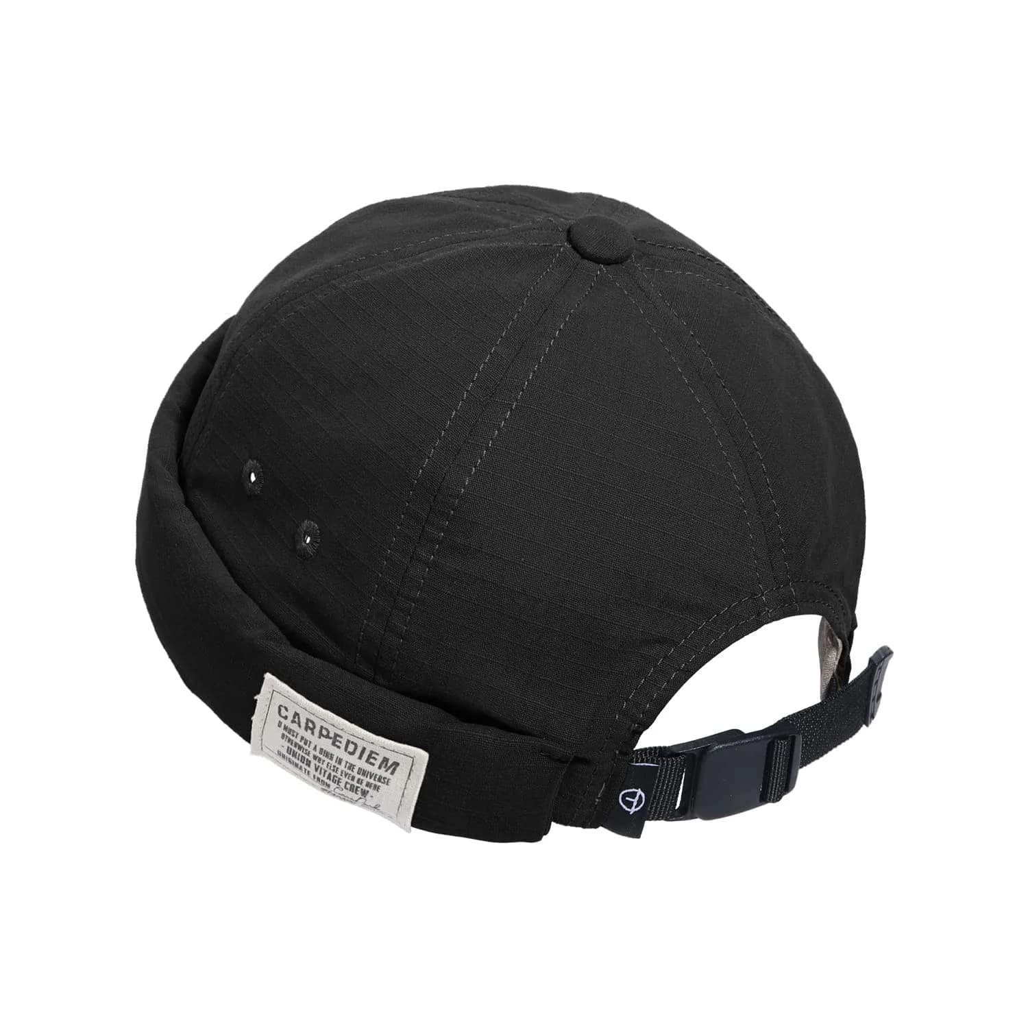 Croogo Sailor Watch Cap Rolled Cuff Beanie Hat - Black (56-60cm) - main product image