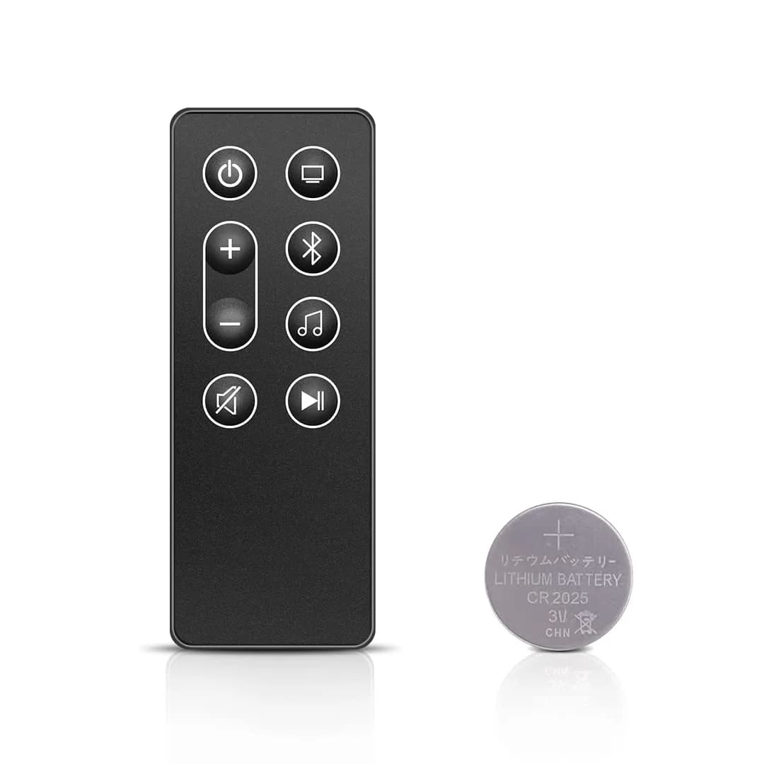 Geesio Remote Control for Bose Soundbar 300 | Infrared & App Pairing, Black — Black