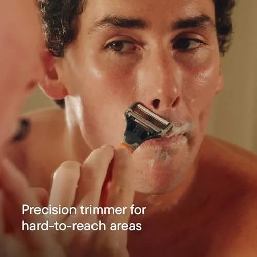 Harry's Original Shaving Kit for Men - 5-Blade Razor Handle & 3 Refills | German Engineered Ember thumbnail 6