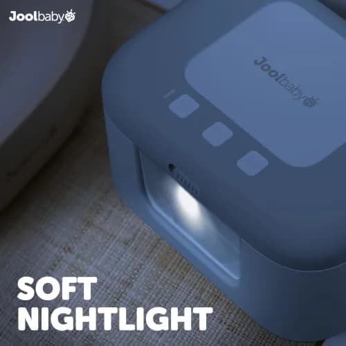 Jool Baby TinyBums Baby Wipe Warmer & Dispenser with LED Changing Light & On/Off Switch (Gray) | Safe Warmth for Night Diaper Changes thumbnail 6