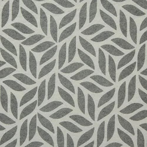 DII Fridge & Shelf Liner Collection Non-Adhesive, Cut to fit, Machine Washable, 12x20, Gray Abstract Leaf, 2 Piece thumbnail 3