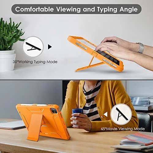 DTTO Portable Electronic Device Cover for iPad Pro 11" 2020-2022 | Shock-Resistant Orange thumbnail 6