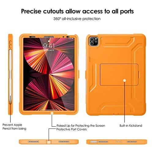 DTTO Portable Electronic Device Cover for iPad Pro 11" 2020-2022 | Shock-Resistant Orange thumbnail 3