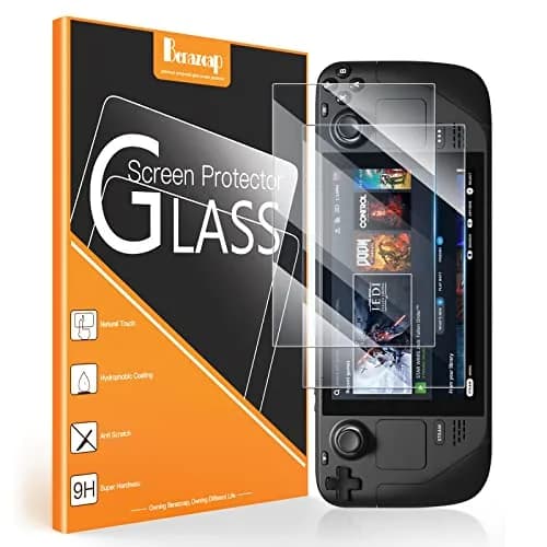 Benazcap Steam Deck Screen Protector 7 Inch | 9H Tempered Glass HD Clear Easy Install thumbnail 1