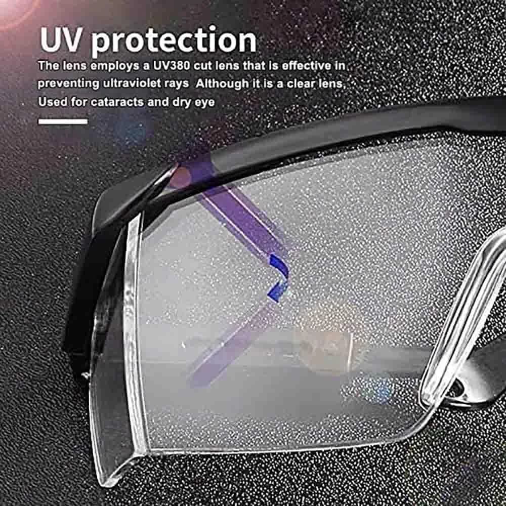 mozeeda 5-Pack Safety Goggles for Men & Women | Over-Glasses Fit, Anti-Fog, Anti-Scratch, Impact-Resistant - view 5