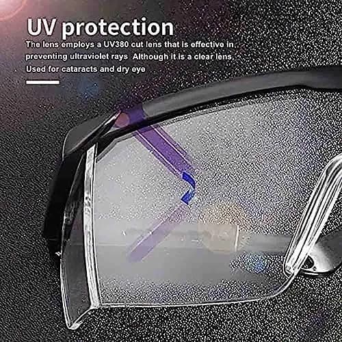 mozeeda 5-Pack Safety Goggles for Men & Women | Over-Glasses Fit, Anti-Fog, Anti-Scratch, Impact-Resistant thumbnail 5