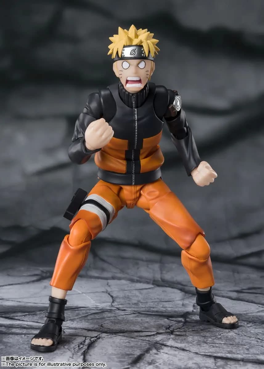 TAMASHII NATIONS Naruto Shippuden Naruto Uzumaki Action Figure 14 cm (5.5") | Authentic USA Import thumbnail 7