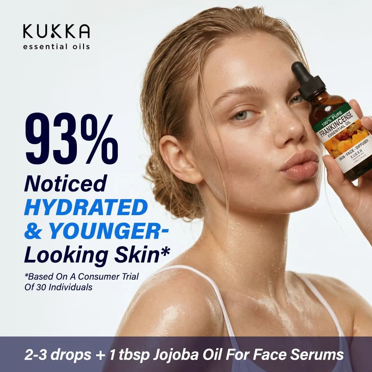 KUKKA essential oils Pure Frankincense Essential Oil 120ml (4 Fl Oz) | GC-MS Tested for Purity & Composition - view 2