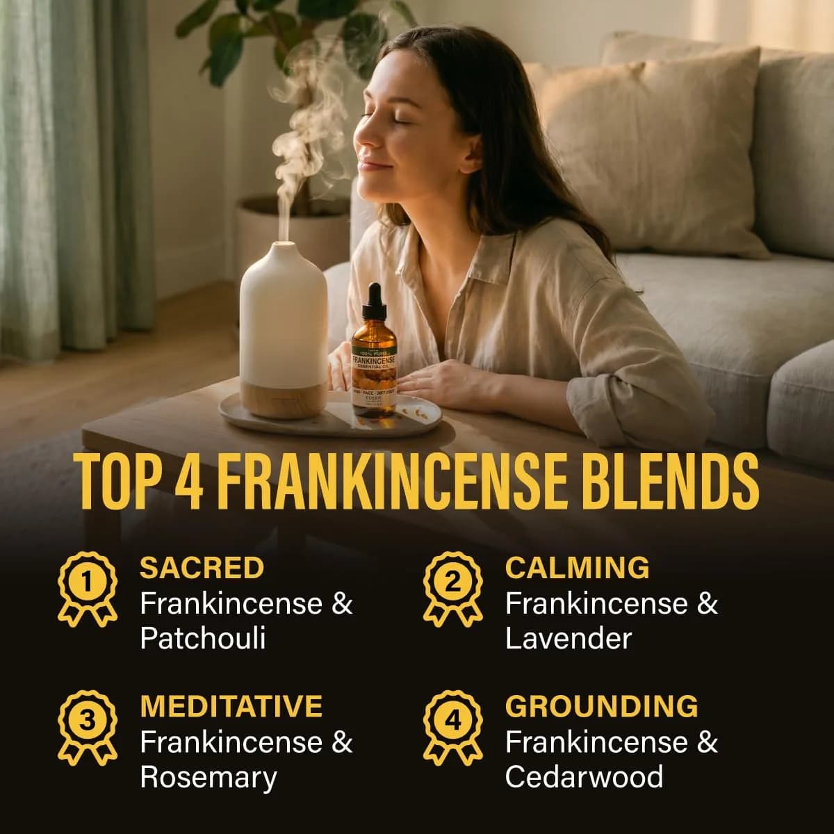 KUKKA essential oils Pure Frankincense Essential Oil 120ml (4 Fl Oz) | GC-MS Tested for Purity & Composition - view 7