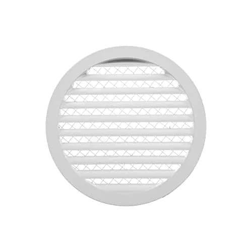 Repa Market 10 Inch (25.4 cm) White Aluminum Alloy Gable Vent with Mesh Screen | Heavy-Duty Outdoor Air Return Grille thumbnail 1