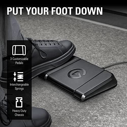 Elgato Stream Deck Pedal, 3 Hands-Free Macro Footswitches | Customizable, Hands-Free Control for Streaming & Apps thumbnail 3