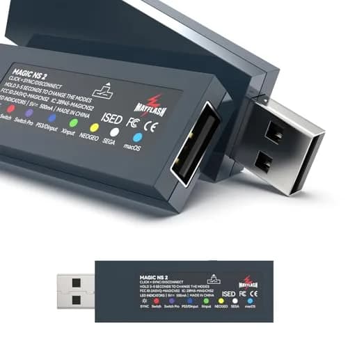 Mayflash Magic NS 2 Wireless Bluetooth USB Adapter for Switch & PC | Supports Xbox & PS5 Controllers thumbnail 2