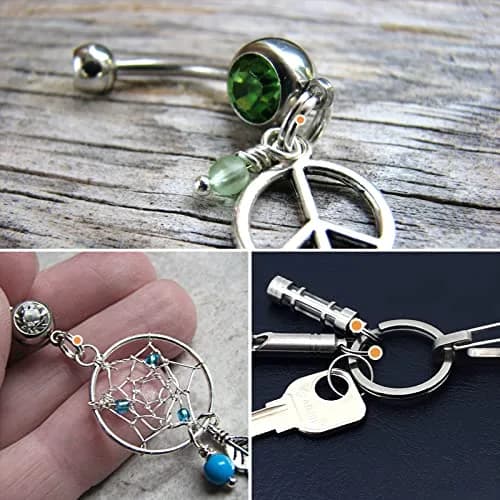 Uniclife 8 mm Metal Split Jump Rings 500 PCS | Durable Jewelry Connectors for DIY Crafts thumbnail 5