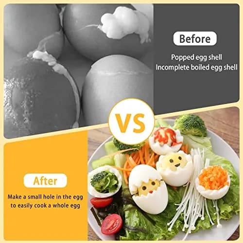 MIATTCLD Egg Piercer Stainless Steel Needle Egg Punch Tool | 3.2cm (1.26in) Diameter thumbnail 4