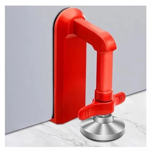 MIMIRACLE Portable Door Lock for Travel & Hotel Security Device, Red | 0.31 kg (0.68 lb) thumbnail 1