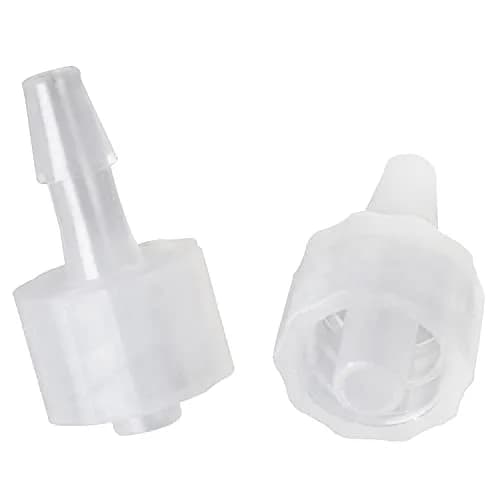 MEETOOT 10pcs Luer-to-Barb Adapter Male Luer with Lock Ring 1/8" Hose Barb Screw for Laboratory & Food Machinery thumbnail 4