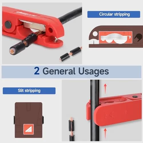 iCRIMP Round Cable Stripper for AWG 12 to 4/0 | Precise Cable Removal Tool thumbnail 5