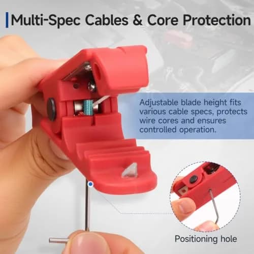 iCRIMP Round Cable Stripper for AWG 12 to 4/0 | Precise Cable Removal Tool thumbnail 3
